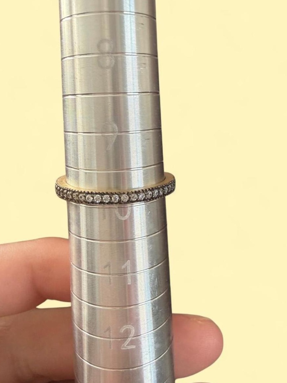 *NEW*Sz 10* Freida Rothman*All Pave Stack